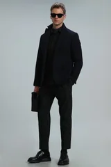 Haly Spor Erkek Blazer Ceket Slim Fit Lacivert