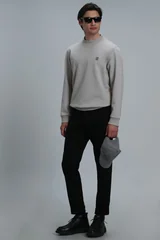 Randal Erkek Sweatshirt Bej