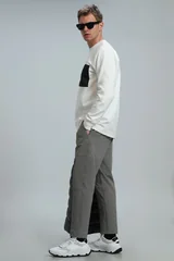 Eldon Erkek Sweatshirt Kırık Beyaz
