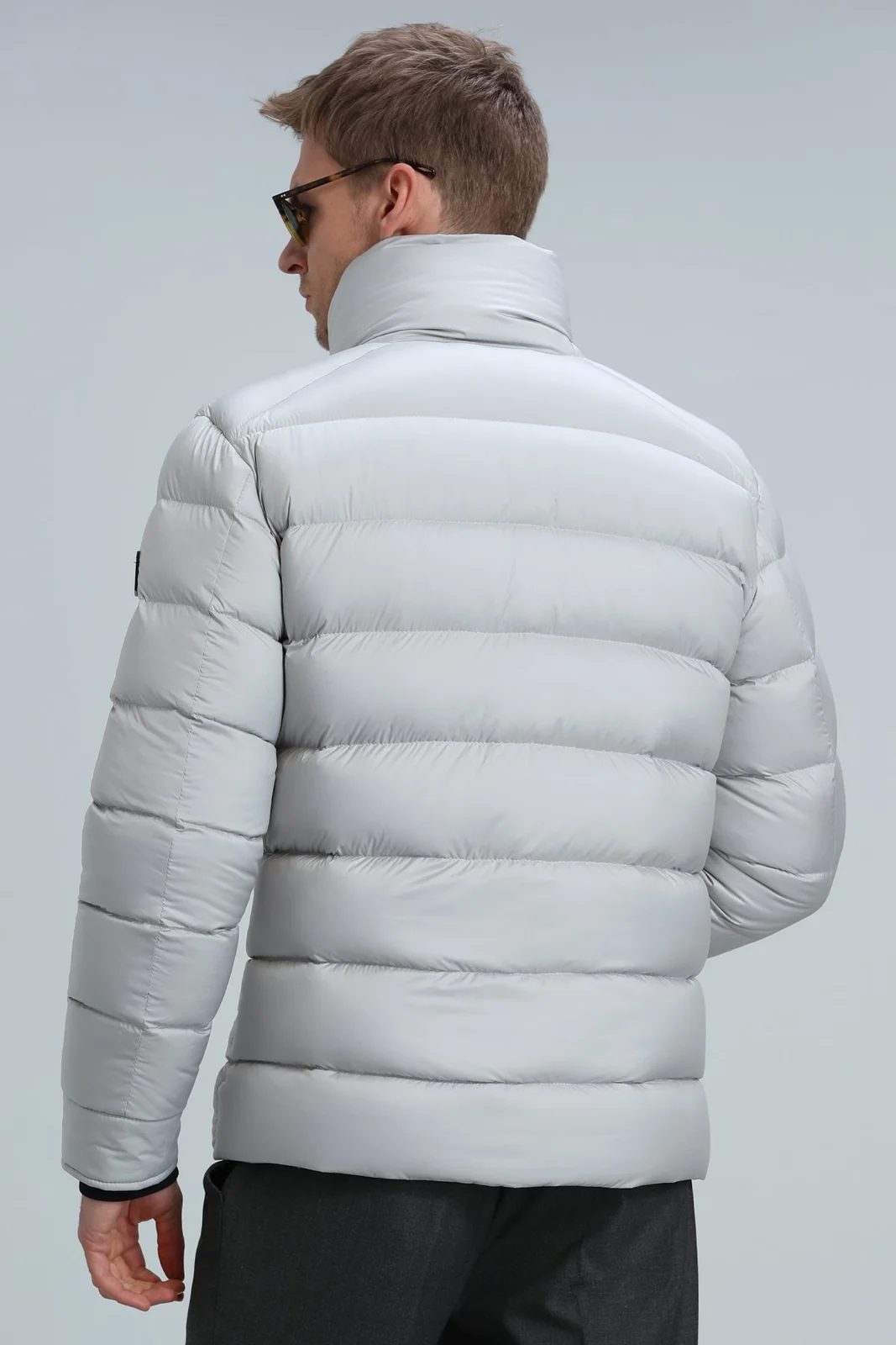 Dante Kaz Tüyü Erkek Mont Taş