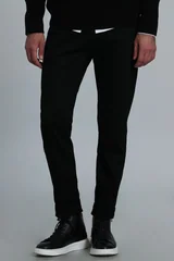 Anton Smart Jean Erkek Pantolon Slim Fit Siyah