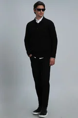 Anton Smart Jean Erkek Pantolon Slim Fit Siyah