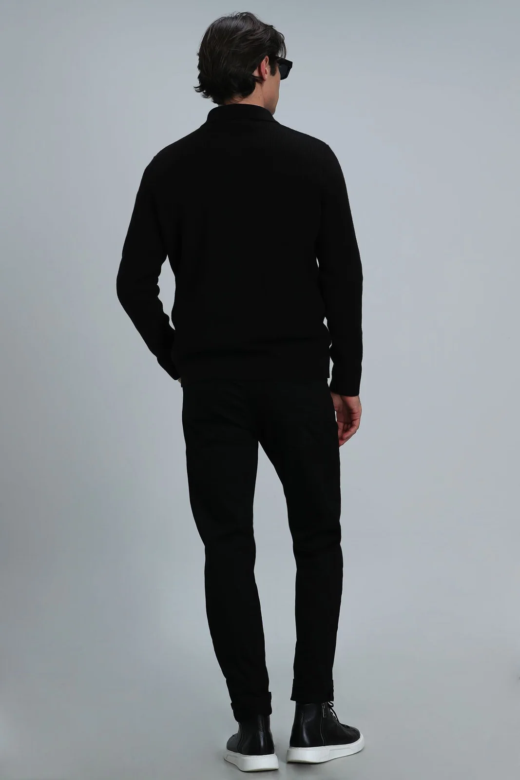 Anton Smart Jean Erkek Pantolon Slim Fit Siyah