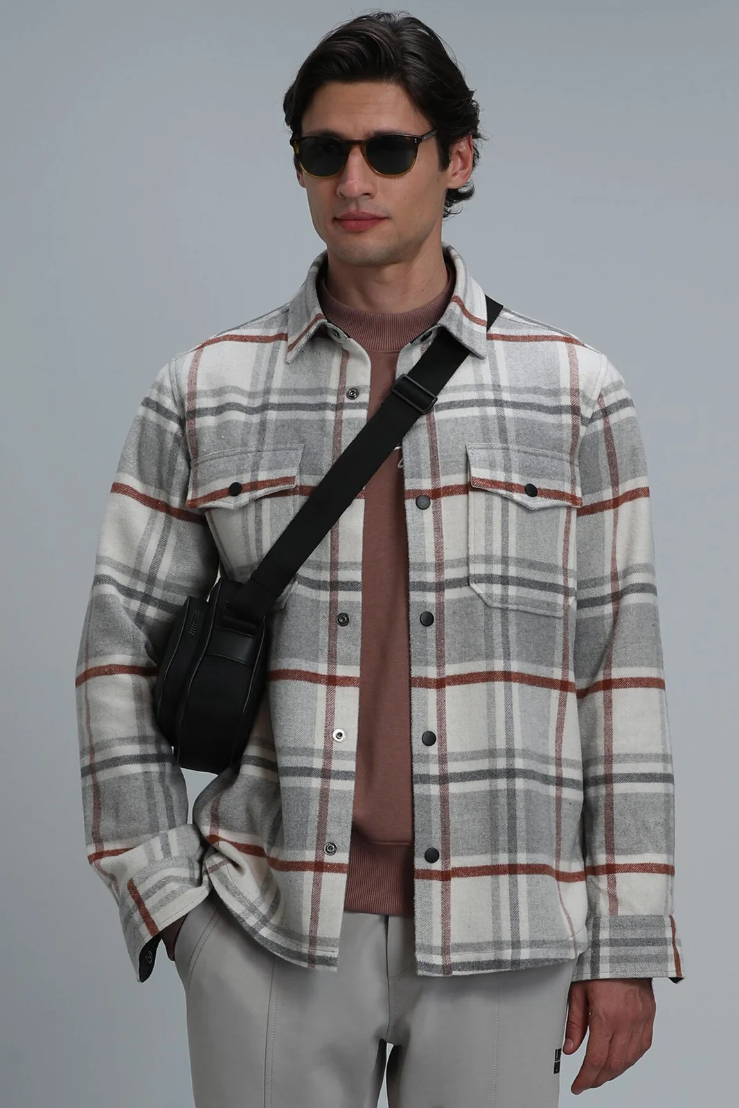 Fresh Erkek Basic Gömlek Regular Fit Tarçın