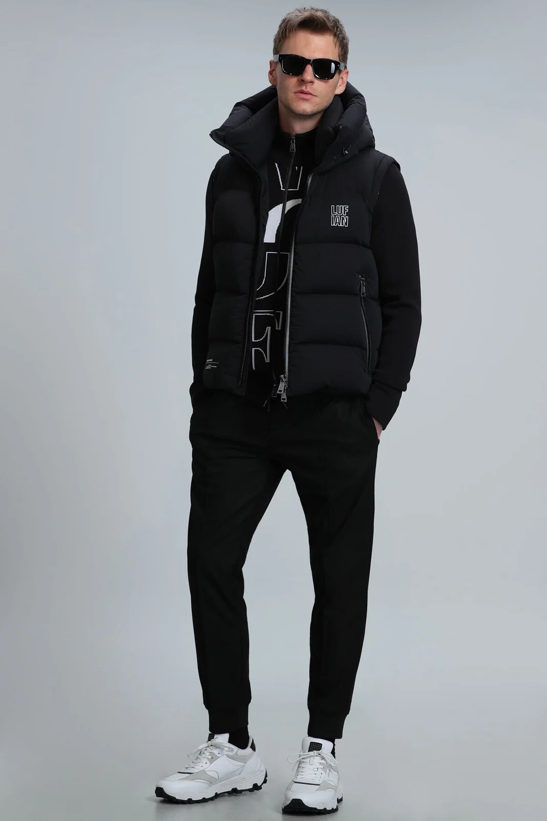 Andre Jogger Pantolon Slim Fit Siyah