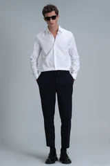 Lumer Spor Erkek Chino Pantolon Slim Fit Lacivert