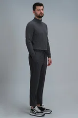 Lumer Spor Erkek Chino Pantolon Slim Fit Antrasit