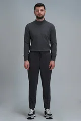 Lumer Spor Erkek Chino Pantolon Slim Fit Antrasit