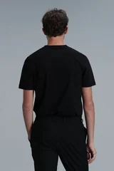 Pablo Modern Grafik Tişört Siyah