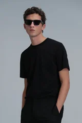 Pablo Modern Grafik Tişört Siyah