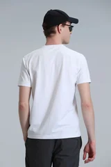 Pablo Modern Grafik Tişört Beyaz
