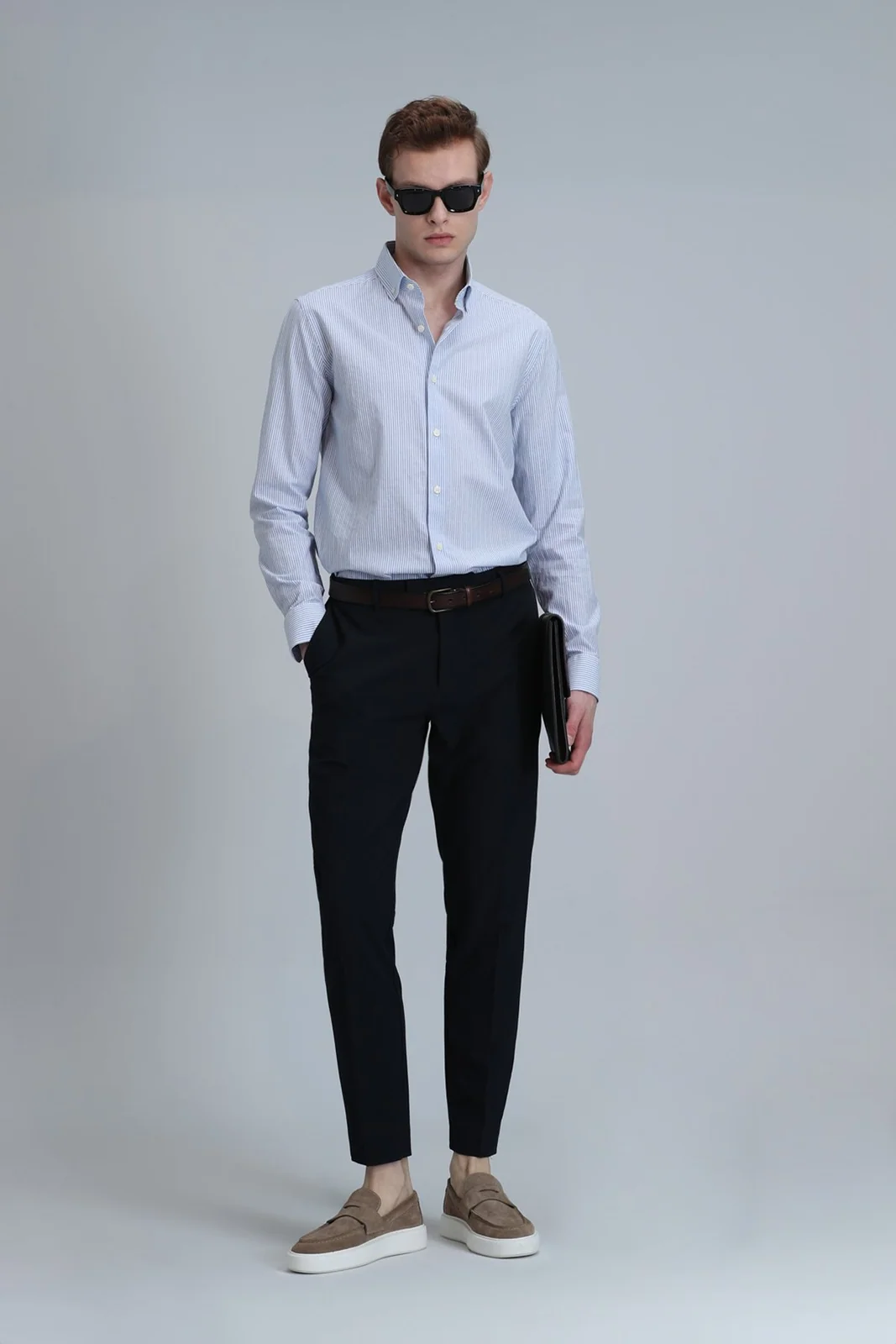 Hery Smart Erkek Chino Pantolon Slim Fit Lacivert