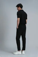 Glen Smart Erkek Chino Pantolon Slim Fit Siyah