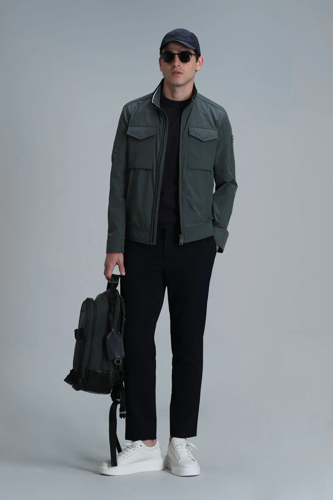 Glen Smart Erkek Chino Pantolon Slim Fit Lacivert