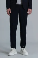 Simon Smart Erkek Chino Pantolon Slim Fit Lacivert