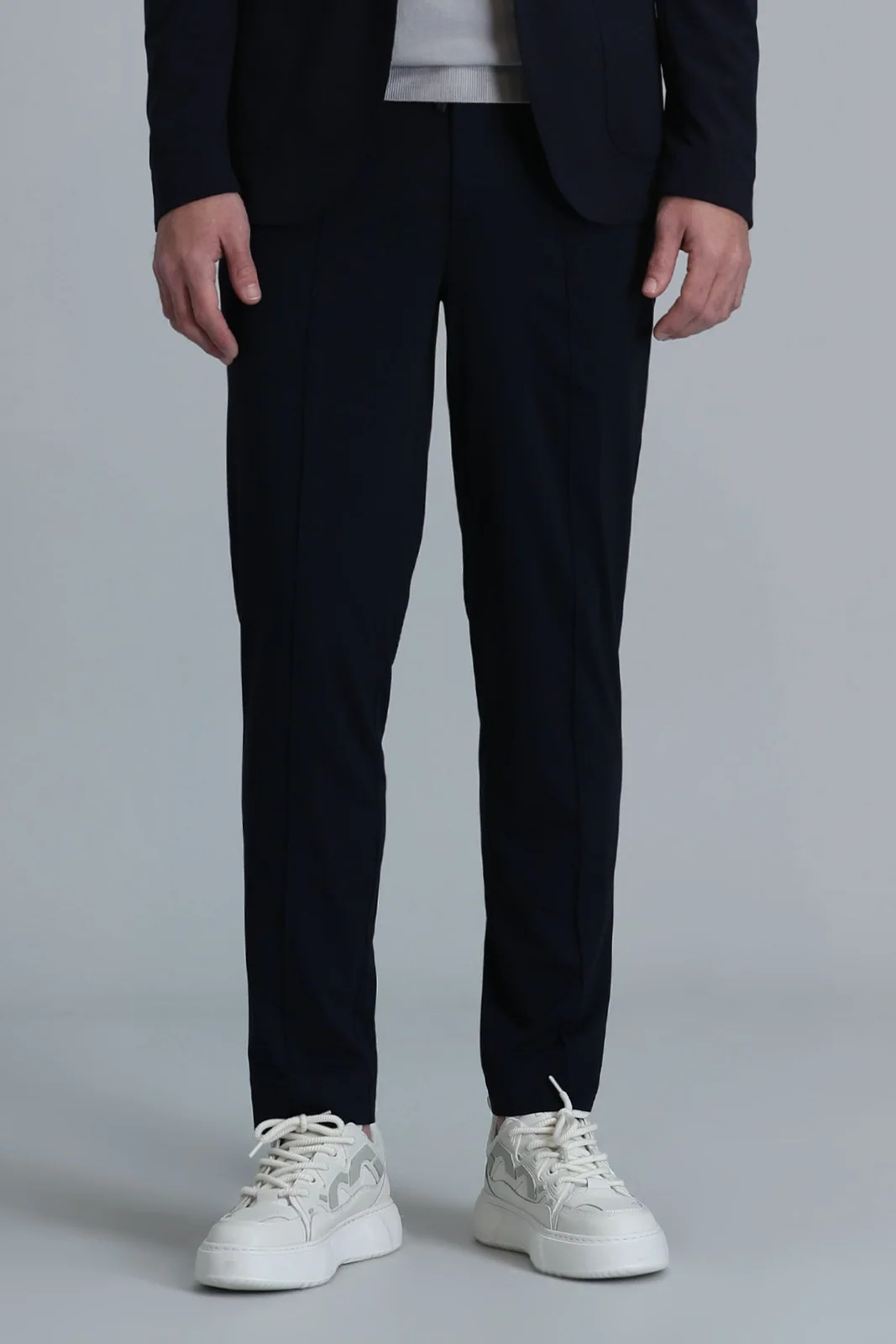 Simon Smart Erkek Chino Pantolon Slim Fit Lacivert