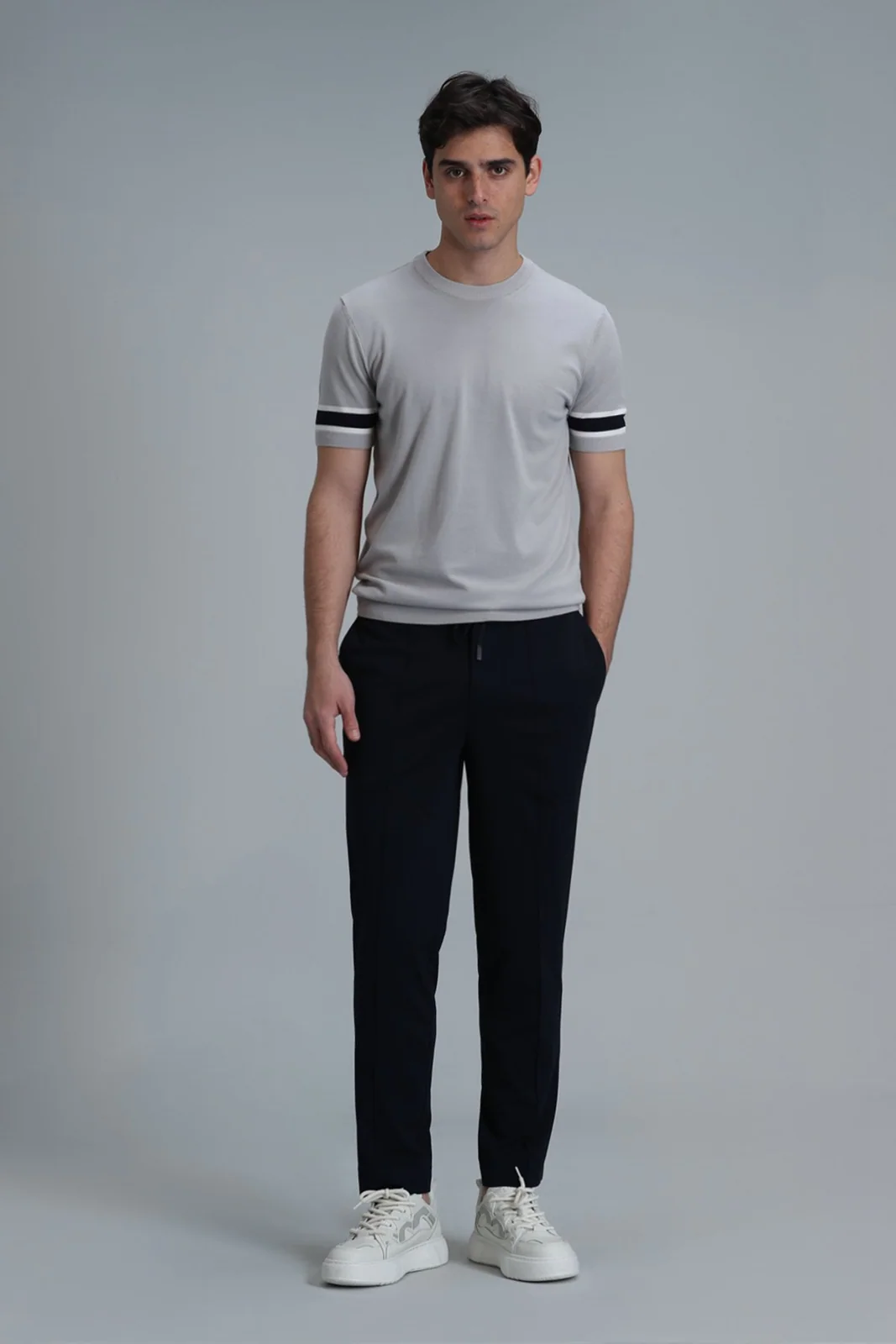 Simon Smart Erkek Chino Pantolon Slim Fit Lacivert