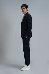 Simon Smart Erkek Chino Pantolon Slim Fit Lacivert