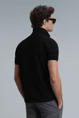 Laon Smart Erkek Polo Tişört Slim Fit Siyah