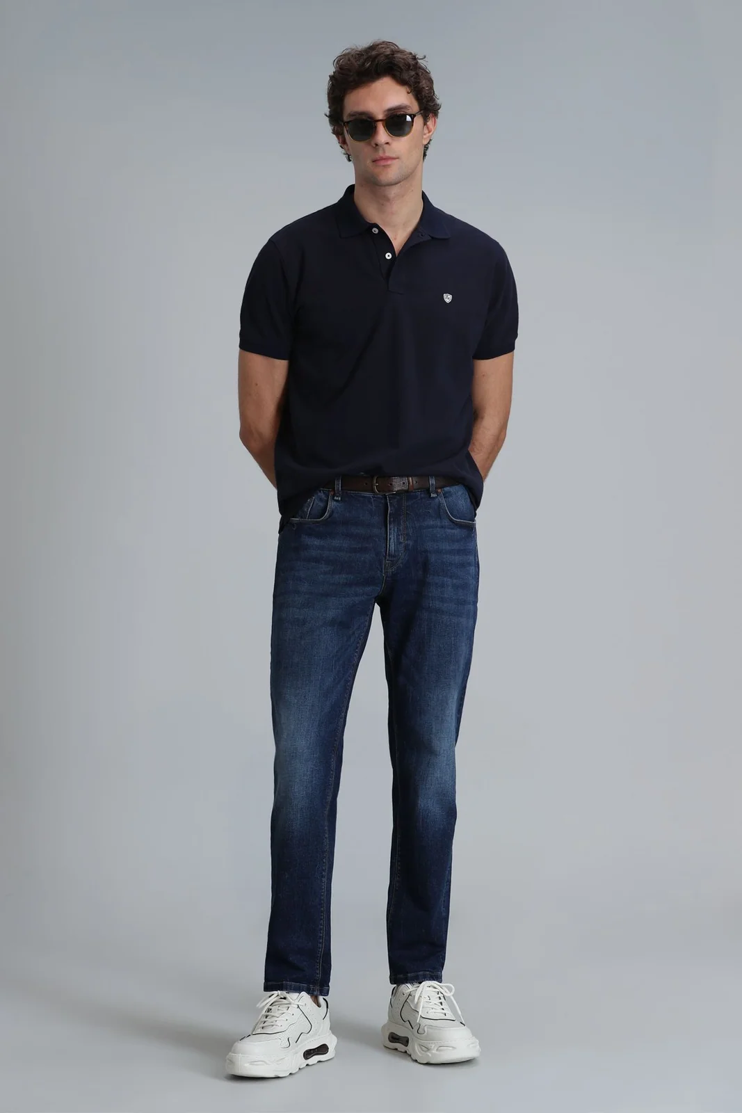 Laon Smart Erkek Polo Tişört Slim Fit Lacivert