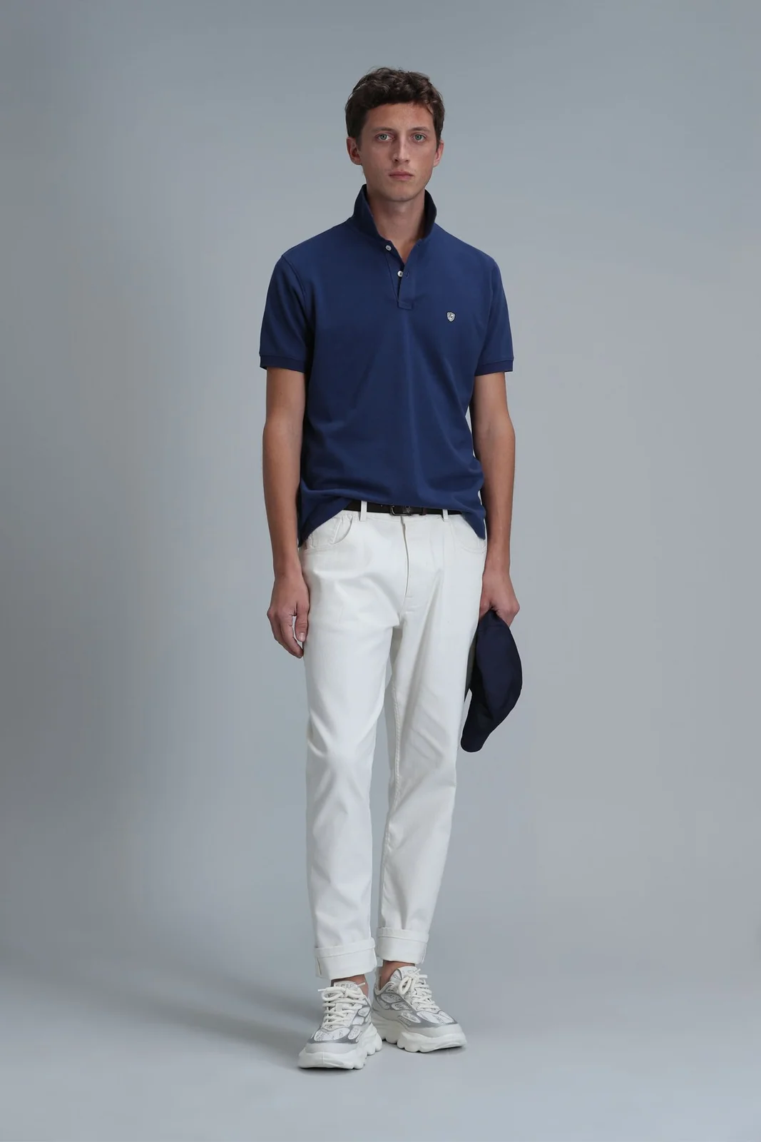 Laon Smart Erkek Polo Tişört Slim Fit Açık Lacivert
