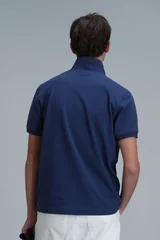 Laon Smart Erkek Polo Tişört Slim Fit Açık Lacivert