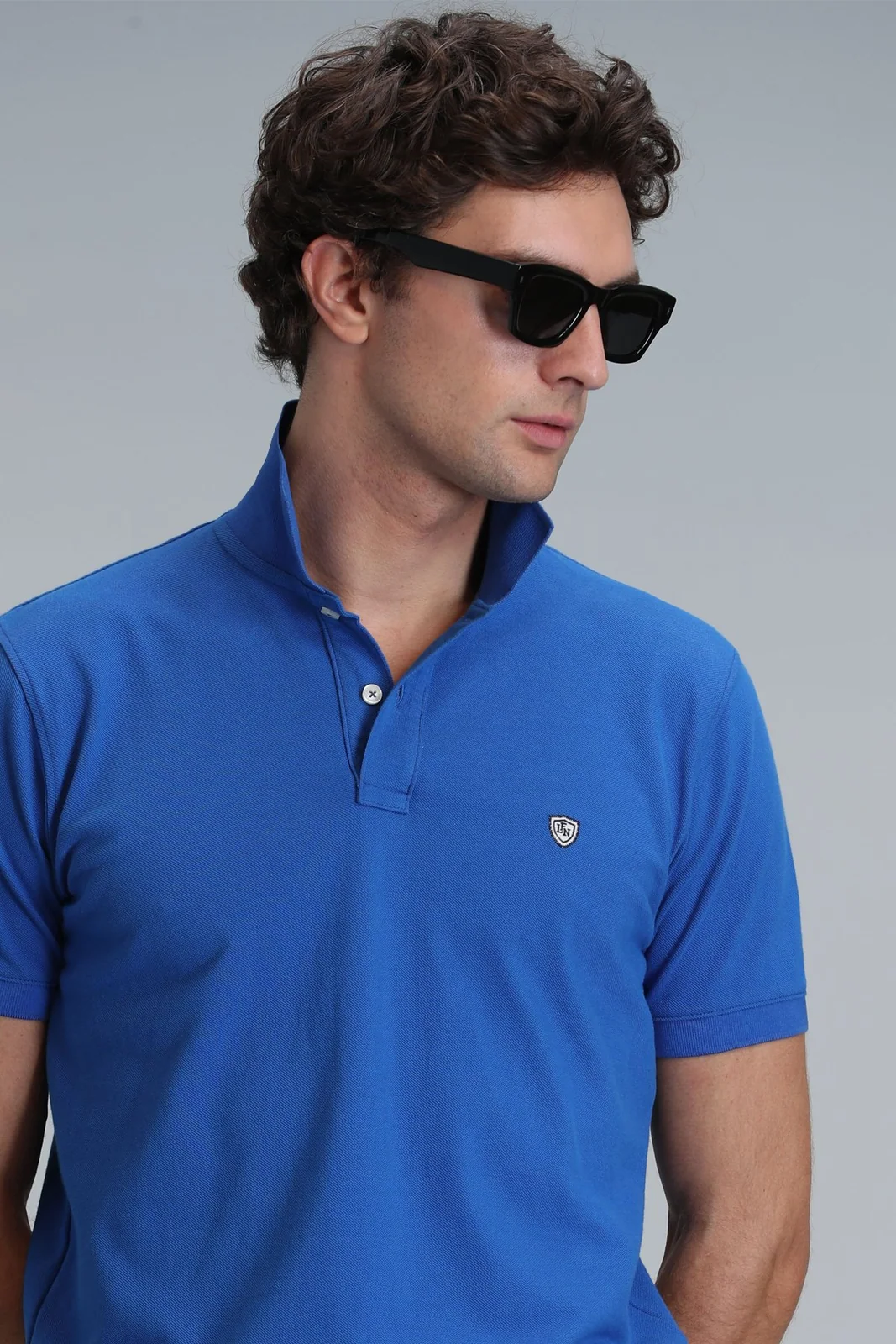 Laon Smart Erkek Polo Tişört Slim Fit Saks