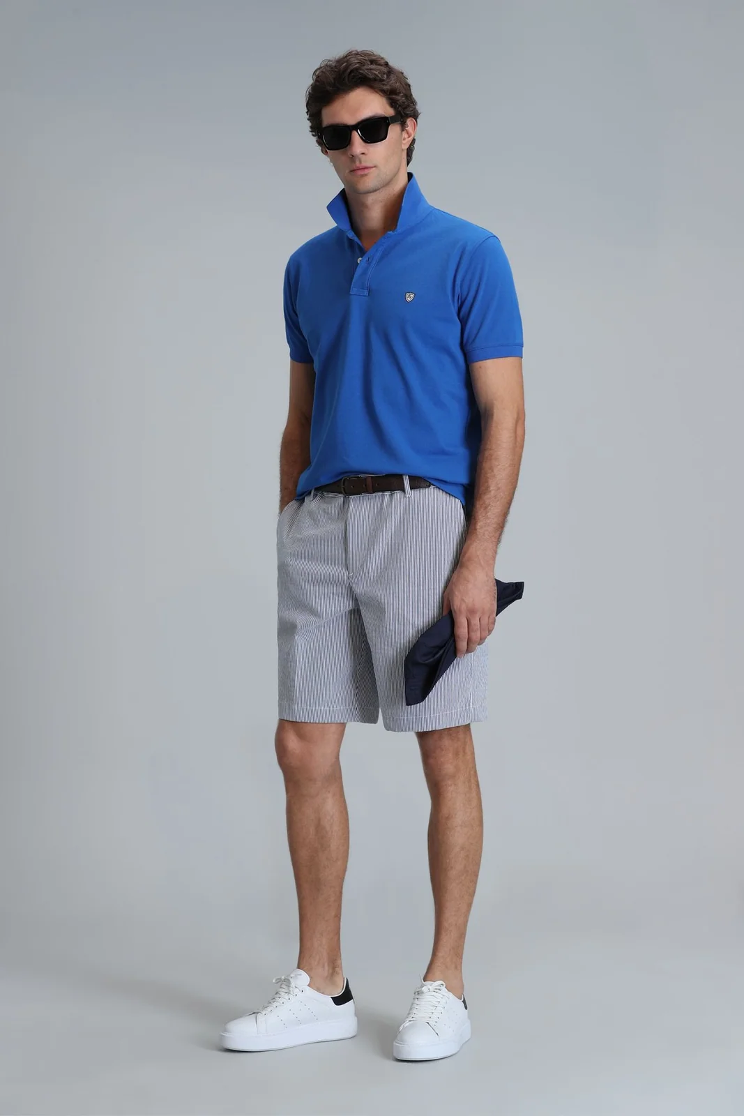 Laon Smart Erkek Polo Tişört Slim Fit Saks