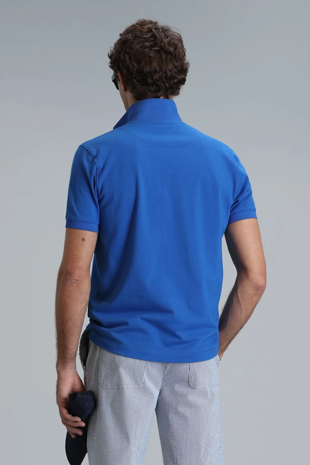 Laon Smart Erkek Polo Tişört Slim Fit Saks