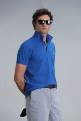 Laon Smart Erkek Polo Tişört Slim Fit Saks