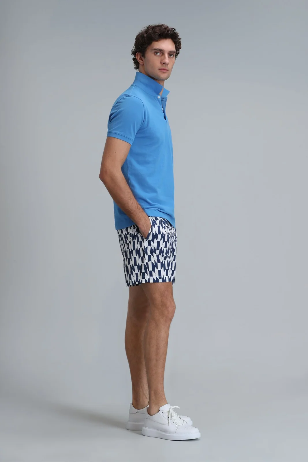 Laon Smart Erkek Polo Tişört Slim Fit Mavi