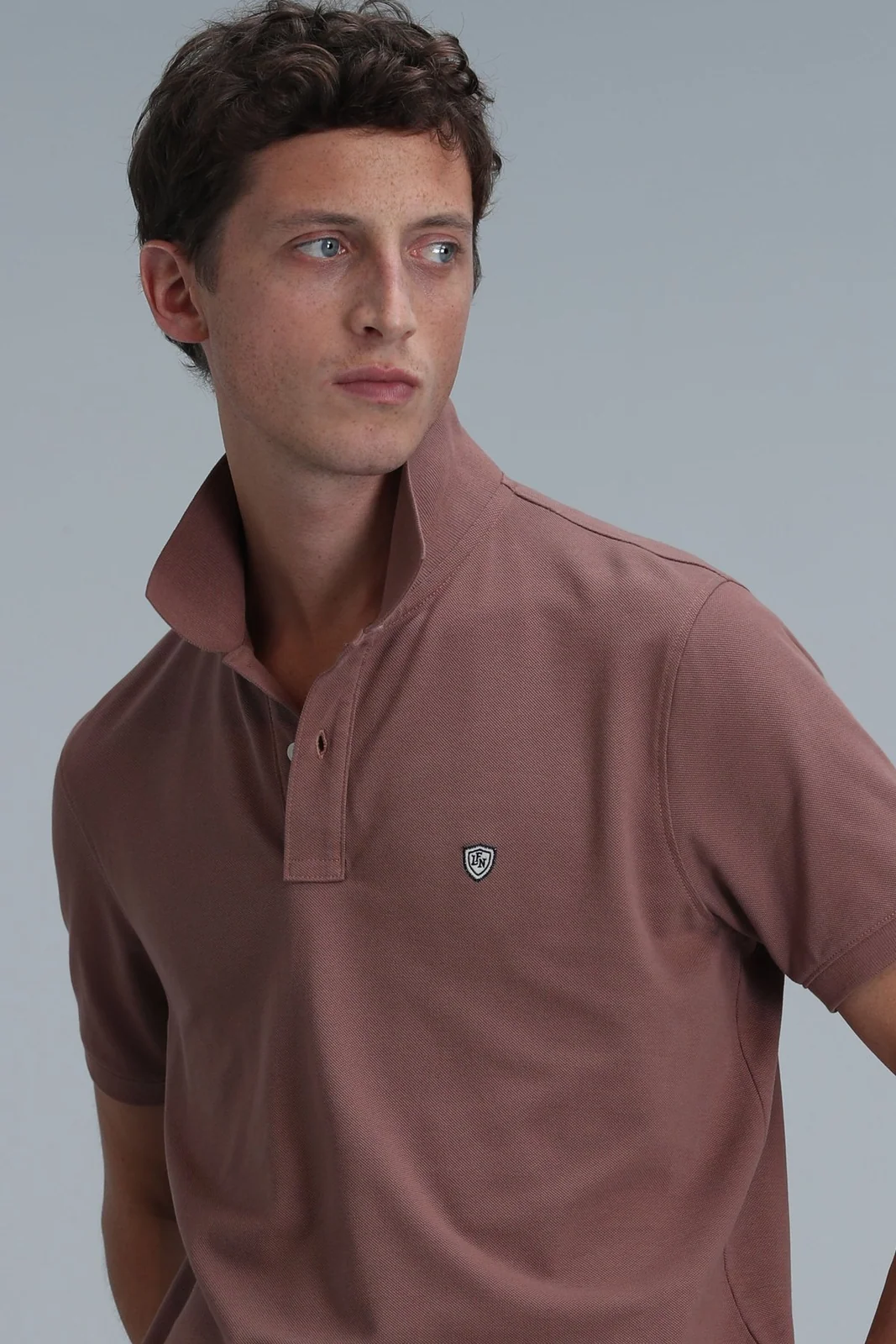 Laon Smart Erkek Polo Tişört Slim Fit Kiremit