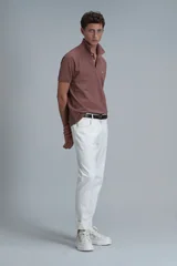 Laon Smart Erkek Polo Tişört Slim Fit Kiremit