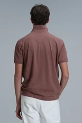 Laon Smart Erkek Polo Tişört Slim Fit Kiremit