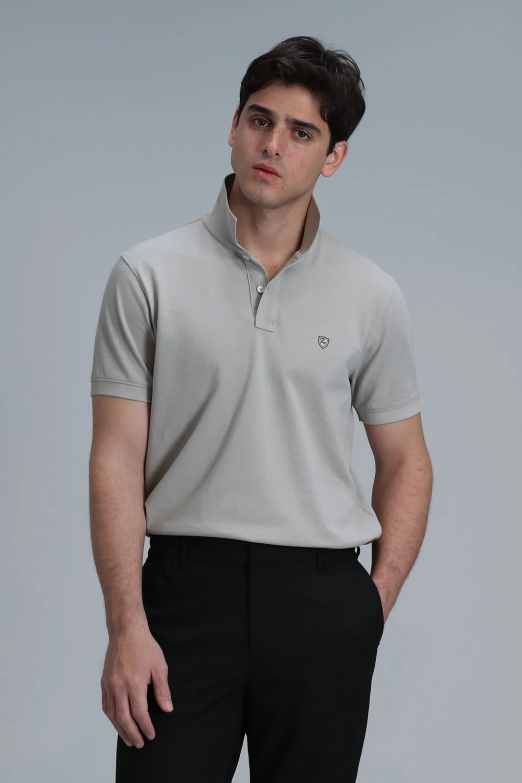 Laon Smart Erkek Polo Tişört Slim Fit Bej