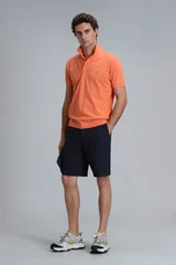 Laon Smart Erkek Polo Tişört Slim Fit Koyu Turuncu