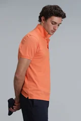 Laon Smart Erkek Polo Tişört Slim Fit Koyu Turuncu