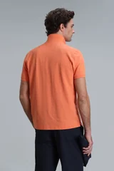Laon Smart Erkek Polo Tişört Slim Fit Koyu Turuncu