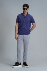 Laon Smart Erkek Polo Tişört Slim Fit Mor
