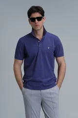 Laon Smart Erkek Polo Tişört Slim Fit Mor