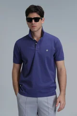 Laon Smart Erkek Polo Tişört Slim Fit Mor