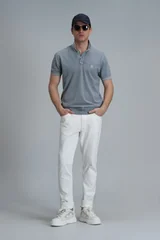 Vernon Smart Erkek Polo Tişört Gri