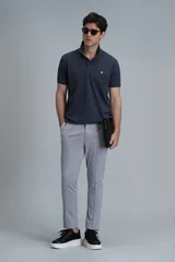 Laon Smart Erkek Polo Tişört Slim Fit Antrasit