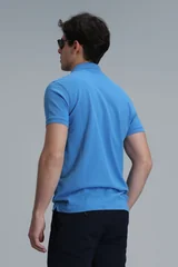 Laon Smart Erkek Polo Tişört Slim Fit Açık Mavi