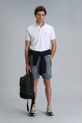 Laon Smart Erkek Polo Tişört Slim Fit Beyaz