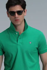 Laon Smart Erkek Polo Tişört Slim Fit Açık Yeşil
