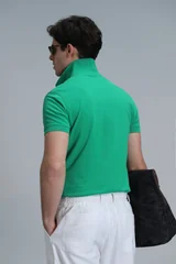 Laon Smart Erkek Polo Tişört Slim Fit Açık Yeşil
