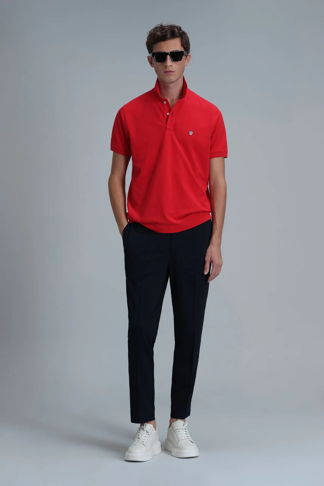 Laon Smart Erkek Polo Tişört Slim Fit Kırmızı