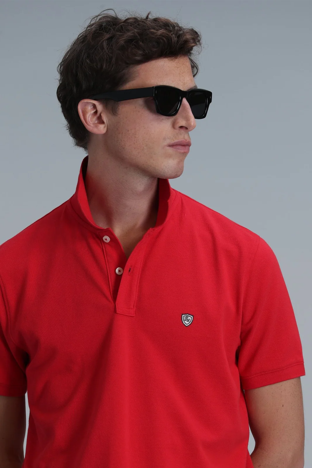 Laon Smart Erkek Polo Tişört Slim Fit Kırmızı