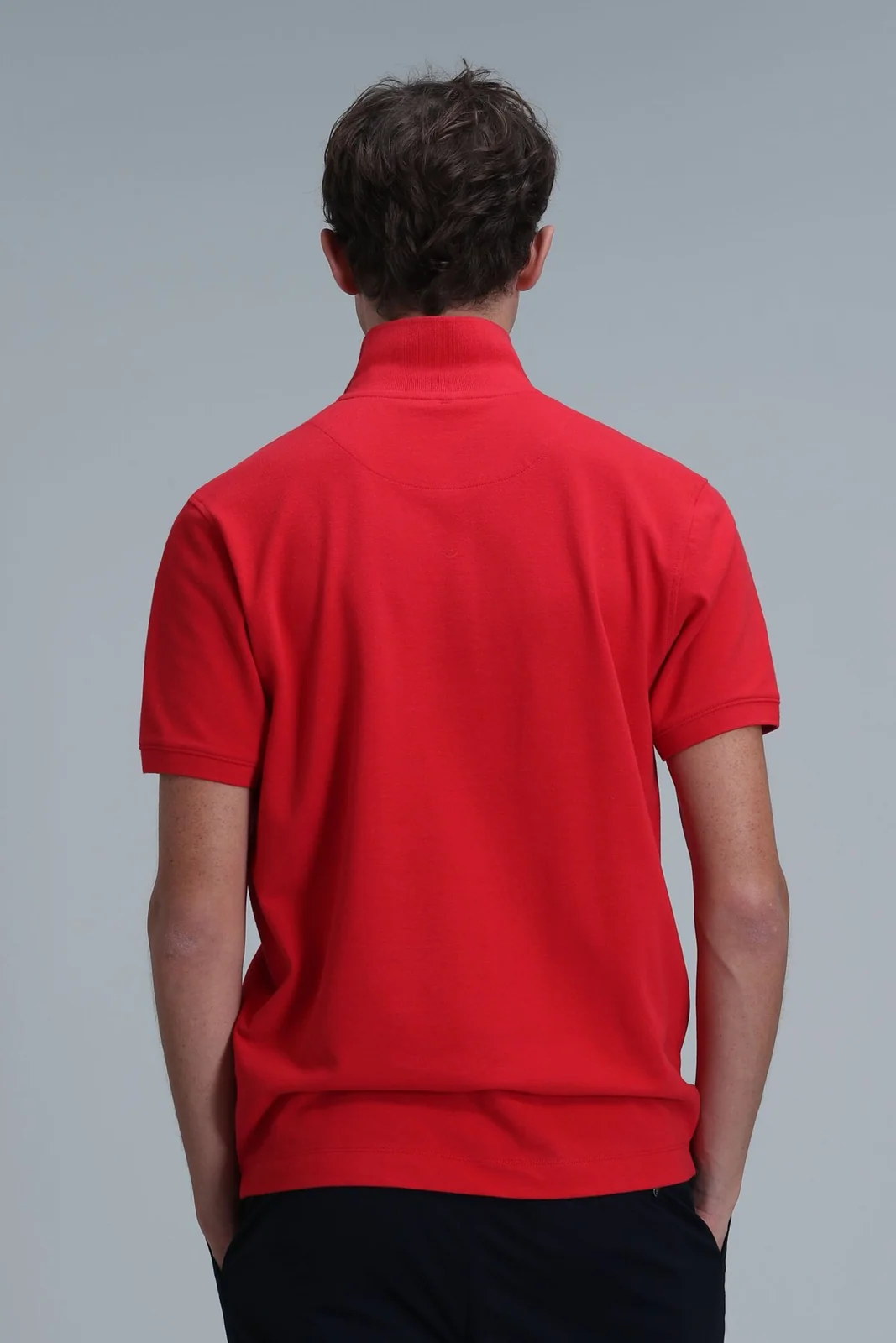 Laon Smart Erkek Polo Tişört Slim Fit Kırmızı